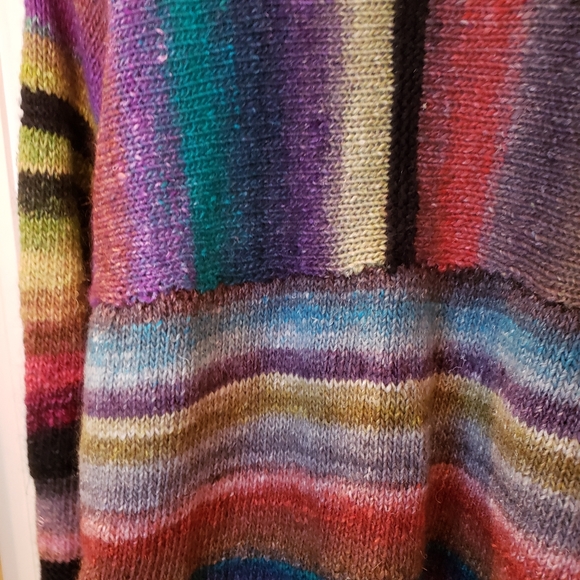Colorful rainbow sweater cardigan - Picture 3 of 5
